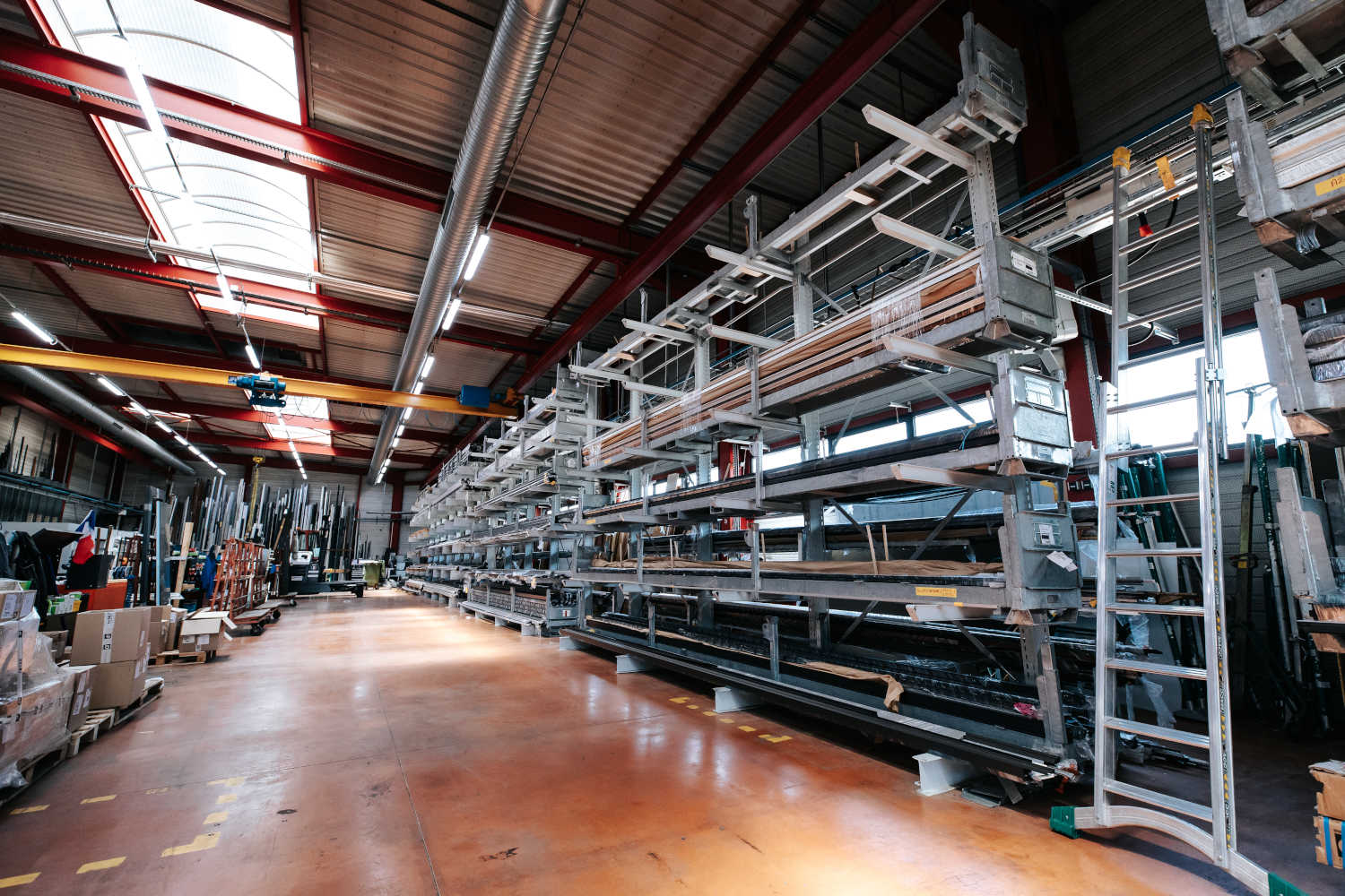 Stockage matériaux aluminium