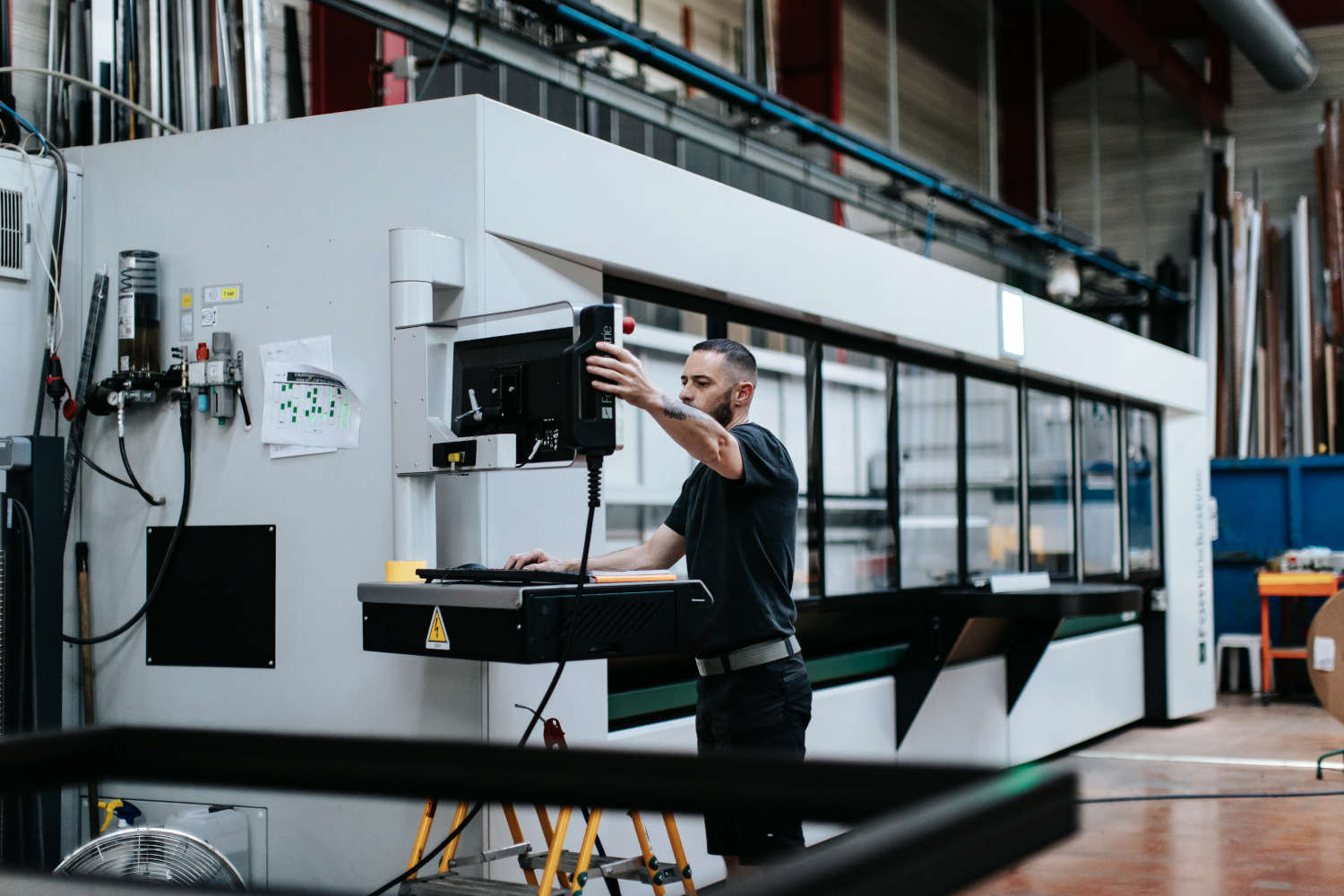 Machine à commandes numérique