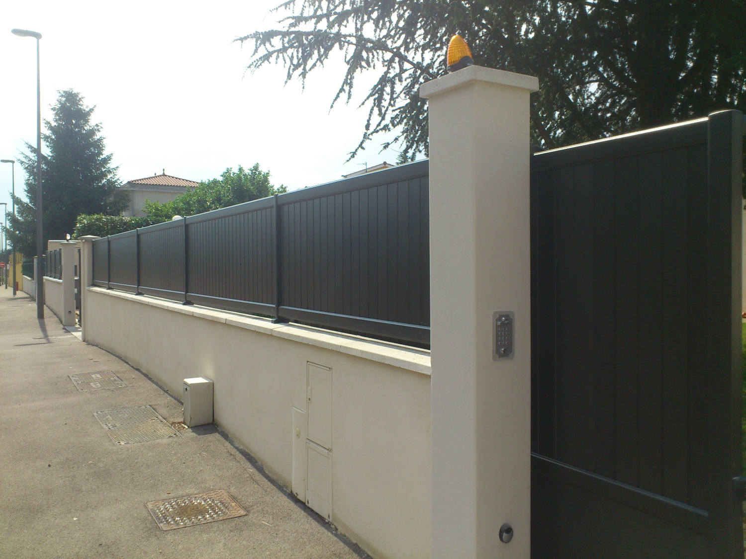 Cloture aluminium chez un particulier