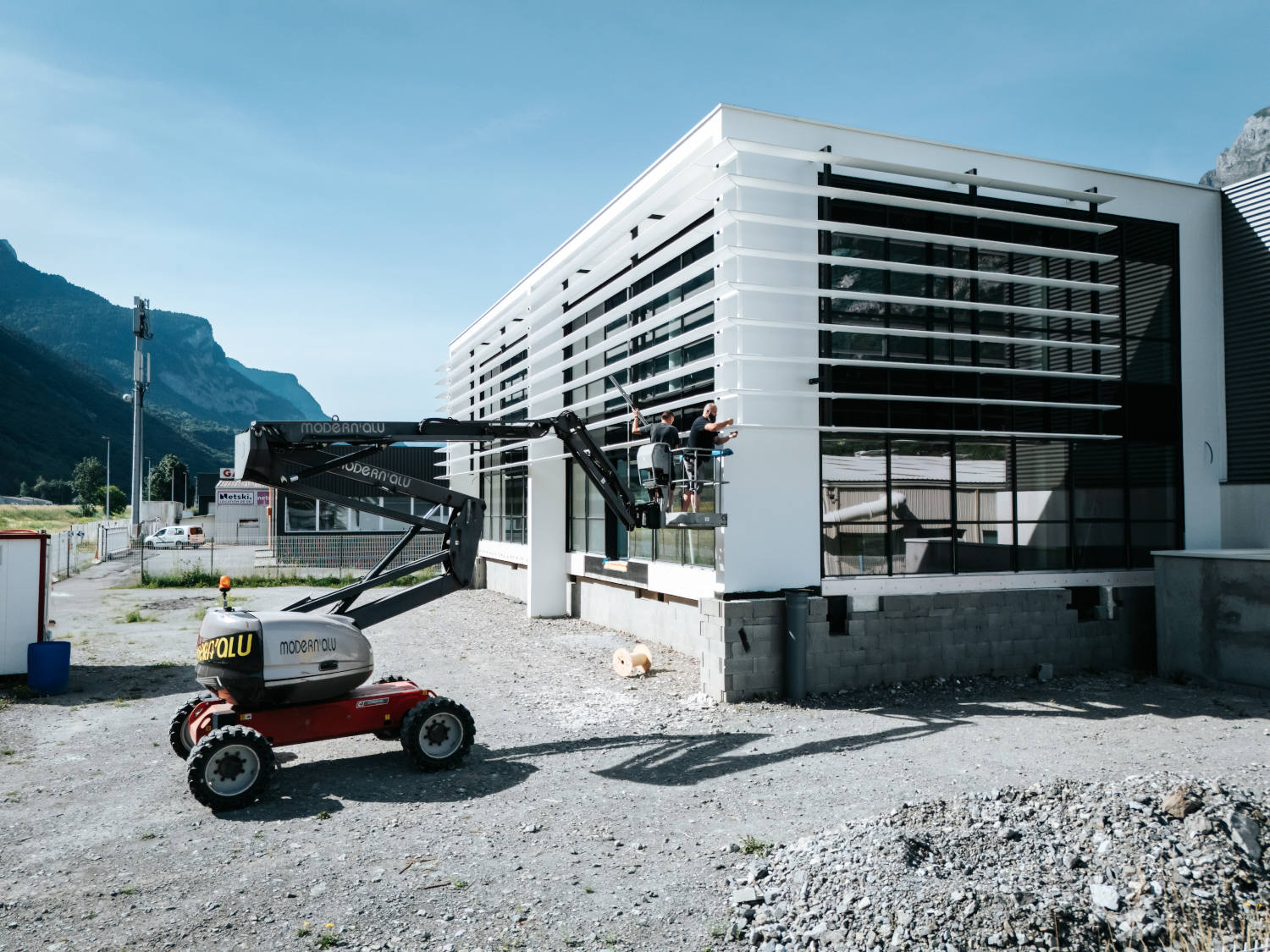 Installation verrières et façades